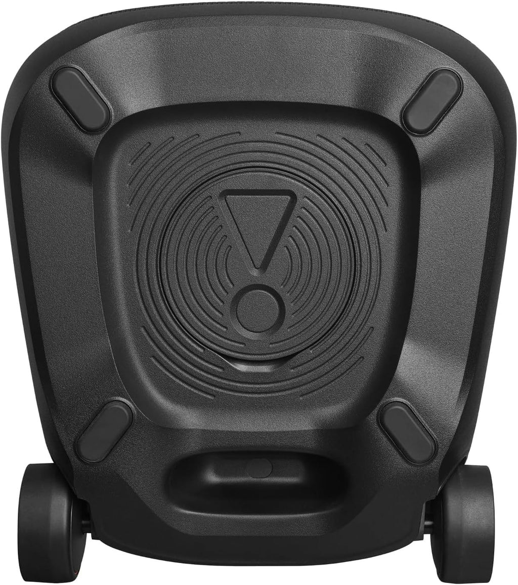 JBL Partybox Stage 120 in Schwarz – Tragbare Bluetooth-Lautsprecher-Box mit JBL Pro Sound, Lichtshow, KI-Sound-Boost und Teleskopgriff – 12 h Laufzeit
