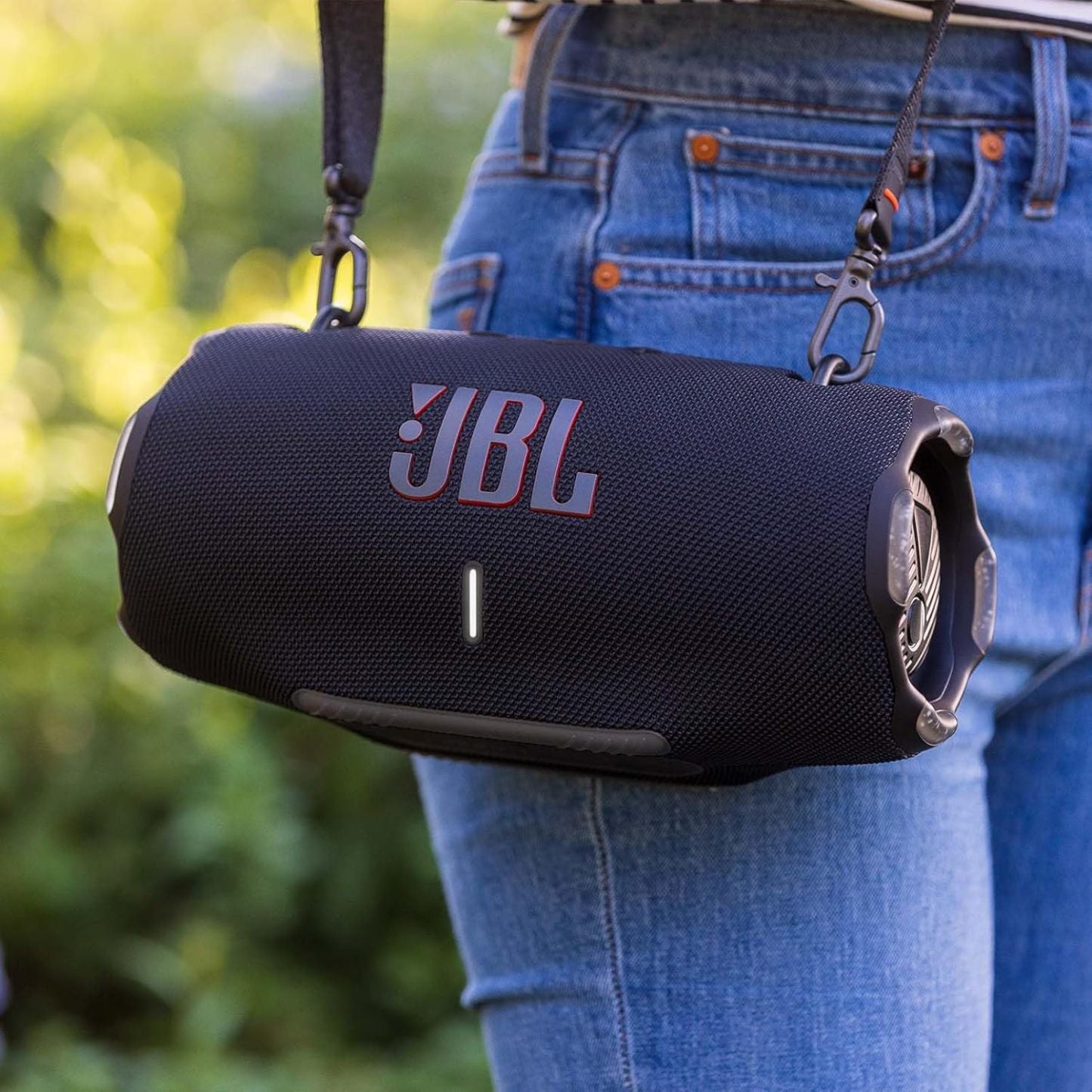 JBL Xtreme 4 Musikbox in Camouflage – Tragbare Bluetooth-Lautsprecher-Box mit tiefem Bass, KI-Sound-Boost und integrierter Powerbank – Wasserfest und staubfest – 24 Laufzeit