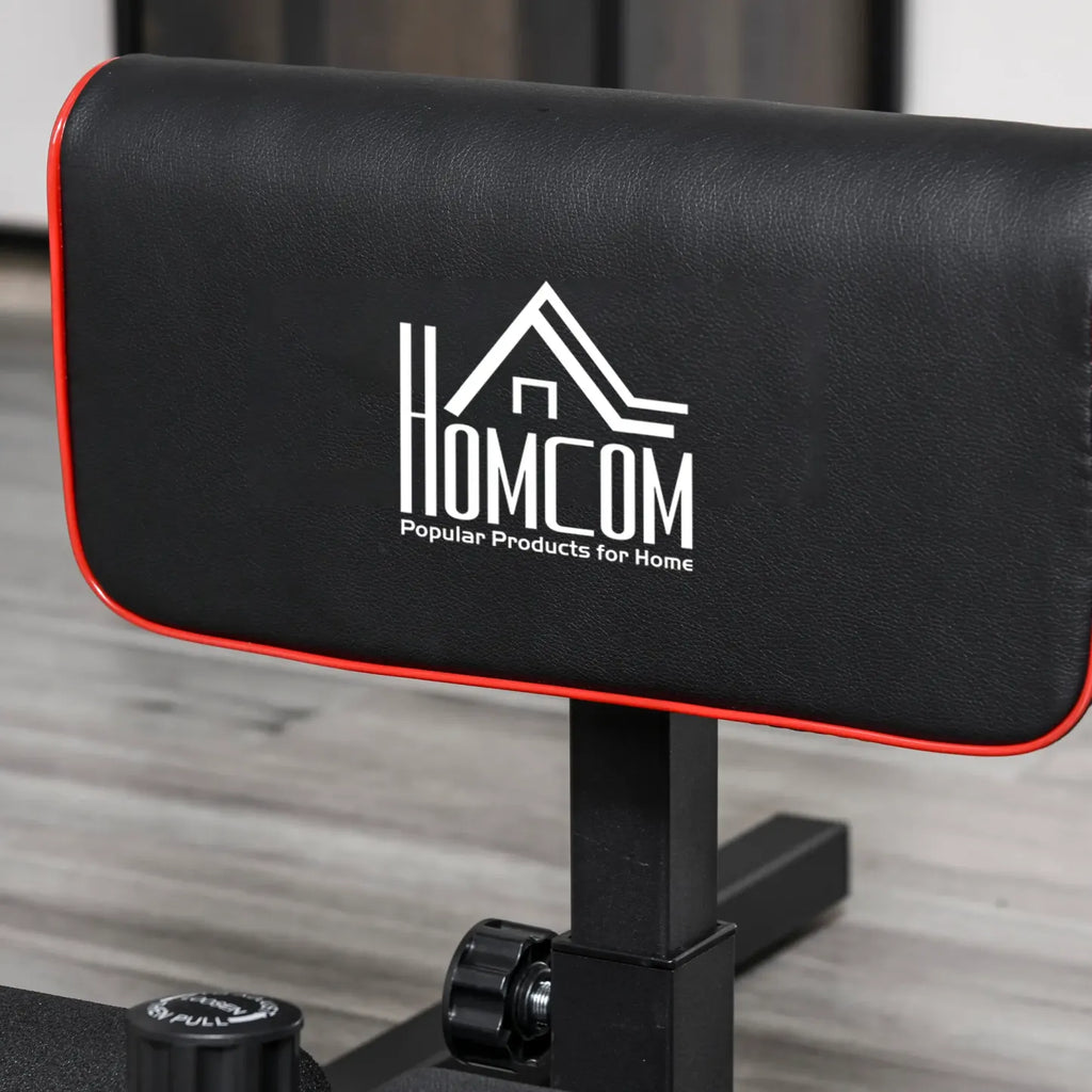 HOMCOM Sissy Squat Kniebeugentrainer 3in1 höhenverstellbar