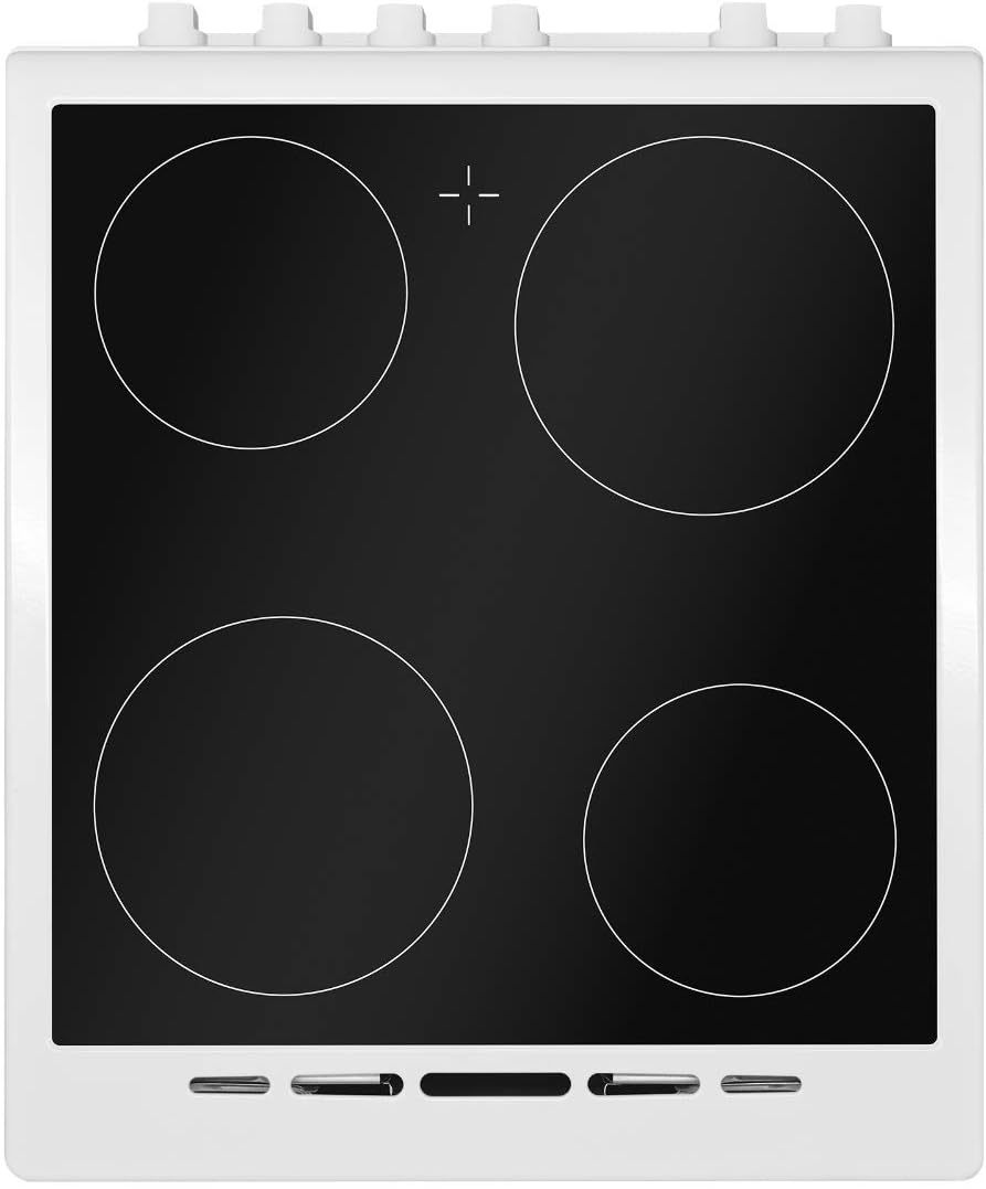 Bomann® Backofen 50cm mit Herd | Elektroherd freistehend 50 cm mit 4 Kochplatten | Standherd mit Ofen 43L | Ober-/Unterhitze | 40°C-240°C | inkl. Blech & Grillrost | Elektroherd mit Kochfeld EHC 7939