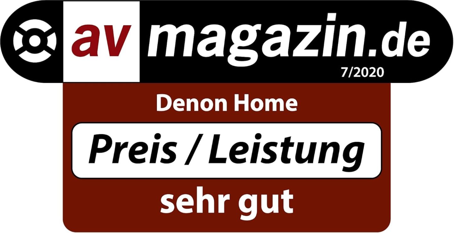 Denon Home 150 Multiroom-Lautsprecher, HiFi Lautsprecher mit HEOS Built-in, Alexa integriert, WLAN, Bluetooth, USB, AirPlay 2, Hi-Res Audio, schwarz