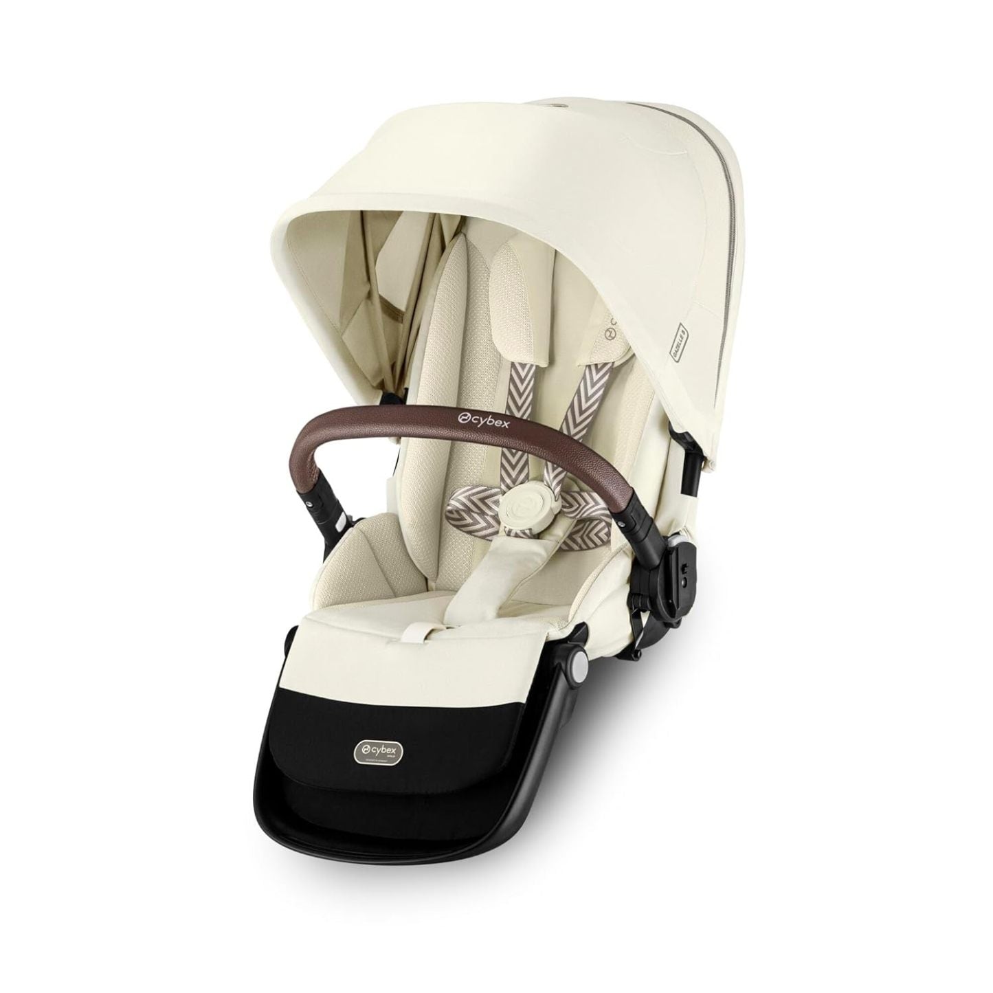 CYBEX Gold Sitzeinheit für Kinderwagen GAZELLE S und e-GAZELLE S, Ab Geburt bis ca. 4 Jahre, Moon Black