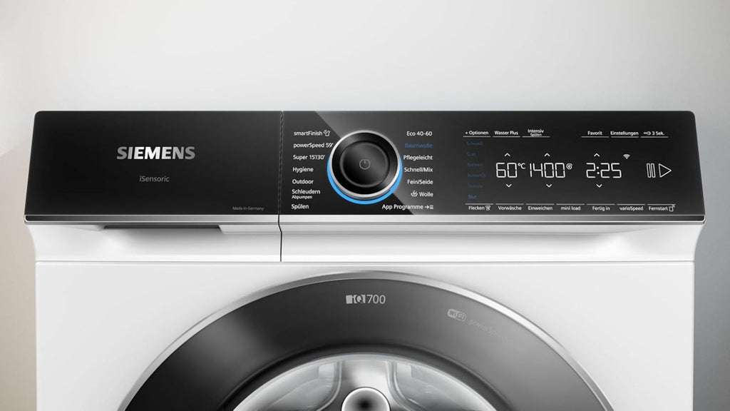 Siemens WM14N223 Waschmaschine iQ300, Frontlader mit 7kg Fassungsvermgen, 1400 UpM, speedPack L, LED-Display,Outdoor-Programm, Wei, 60cm
