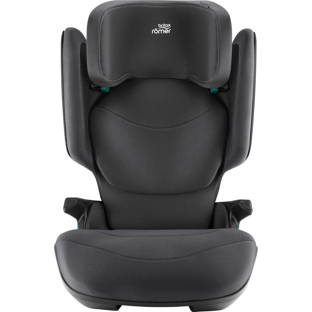 BRITAX RÖMER Kindersitz KIDFIX PRO M, für Kinder von 100-150 cm (i-Size) mit und ohne ISOFIX, 3,5-12 Jahre, Midnight Grey | Classic