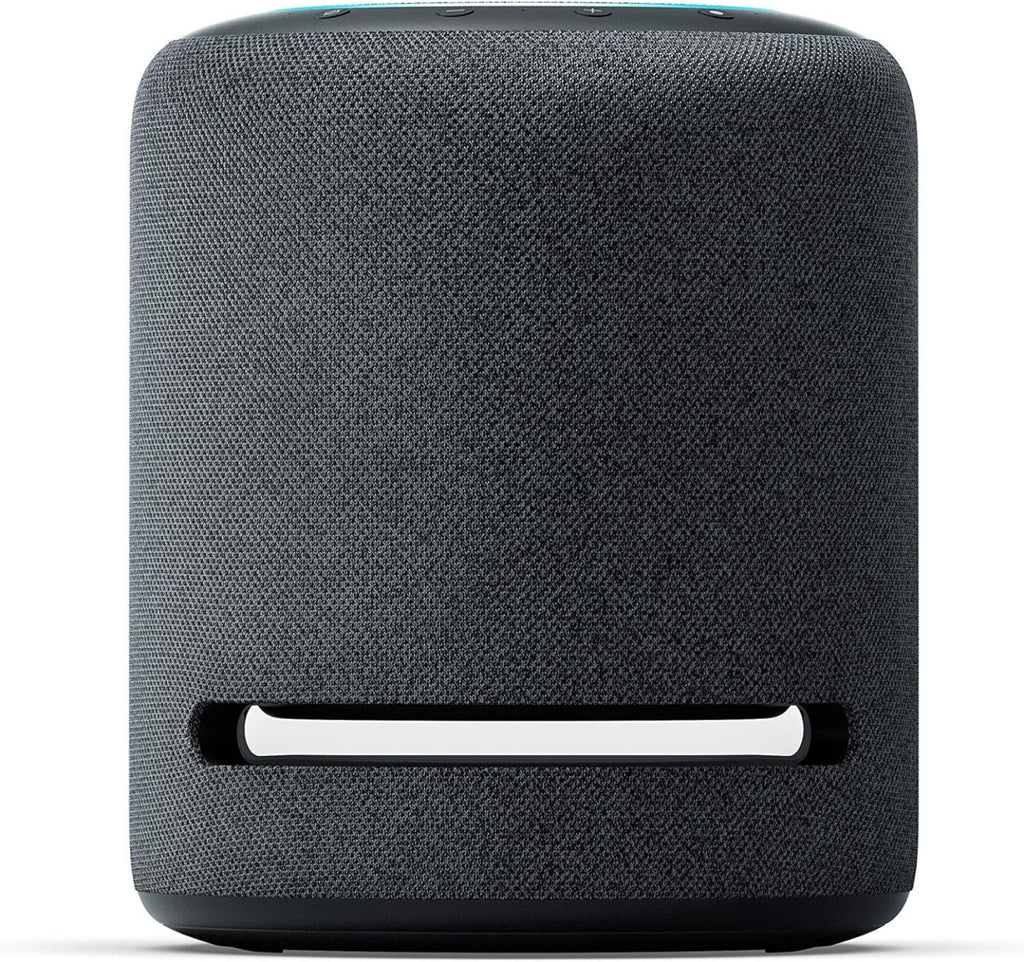 Echo Studio (Neueste Generation) | Der beste Klang, den unsere smarten WLAN- und Bluetooth-Lautsprecher je geboten haben – mit Dolby Atmos, 3D-Audio, Smart-Home-Hub und Alexa | Weiß