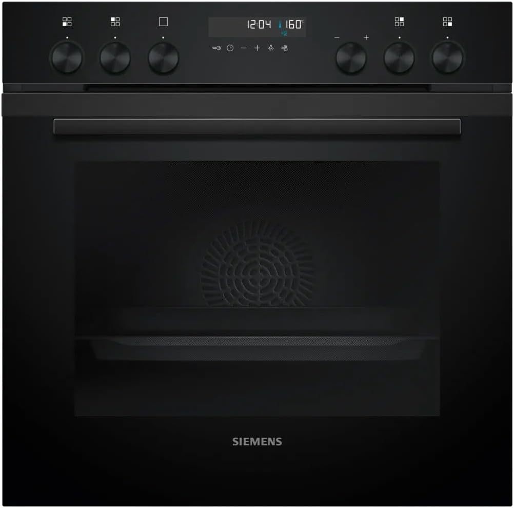 Siemens EQ522IA01, Einbauherd-Set, Bestehend aus HE517GBS4 Herd, 60 x 60 cm, 3D Heißluft, Selbstreinigung, Clip Auszug & EI645CFB6E Induktionskochfeld, Bräterzone, powerBoost, Edelstahl Rahmen