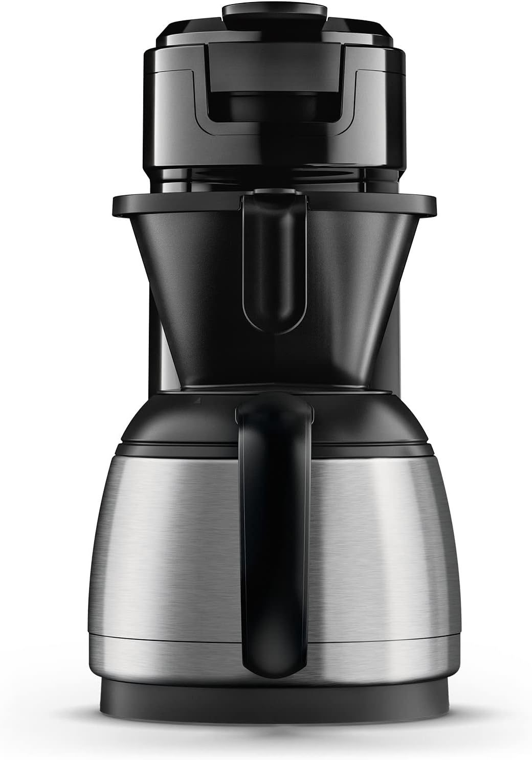 Philips Senseo Switch Pad- und Filterkaffeemaschine, 2-in-1-Brühtechnologie, 1-Liter-Wasserbehlter, 7 Tassen in einem Durchgang, Klavierlackschwarz (HD6592/64)
