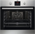 AEG Einbaubackofen – Serie 5 Ringheißluft: Gleichmäßige Garergebnisse auf 3 Ebenen – Pyrolyse Selbstreinigung – 25 Automatikprogramme – LED-Touchdisplay – Schnellaufheizung – Schwarz – BPE53516AB