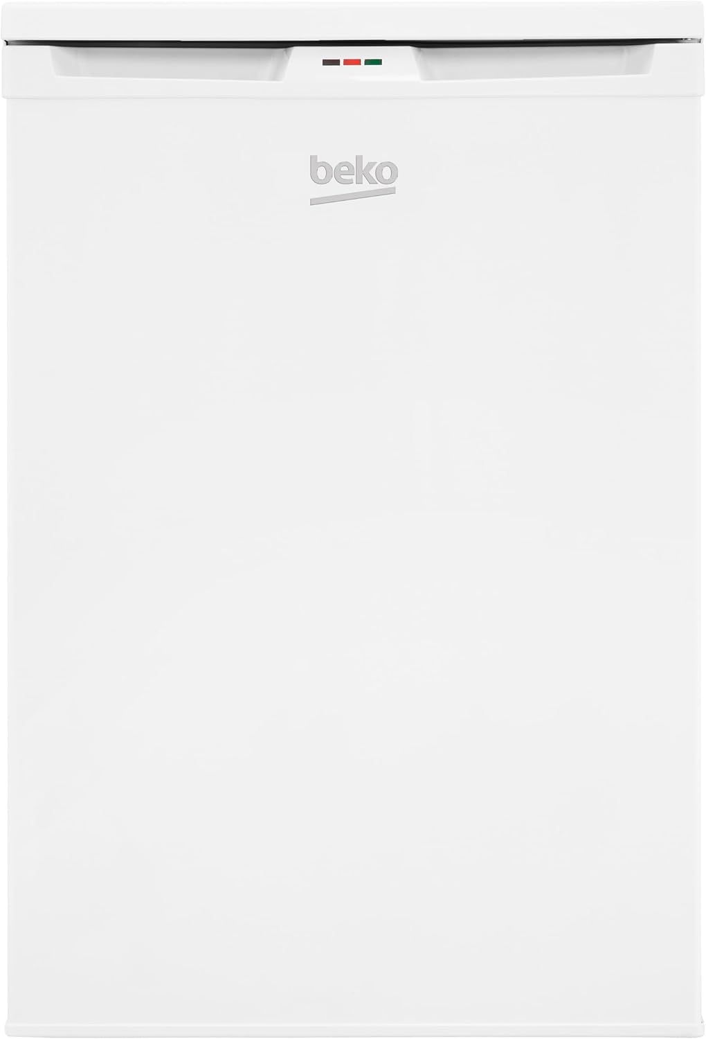Beko FSE1074N b100 Tisch-Gefrierschrank, 95 l Gefrieren, Stand-Gefrierschrank, MinFrost minimale Eisbildung, 37 dB, Weiß