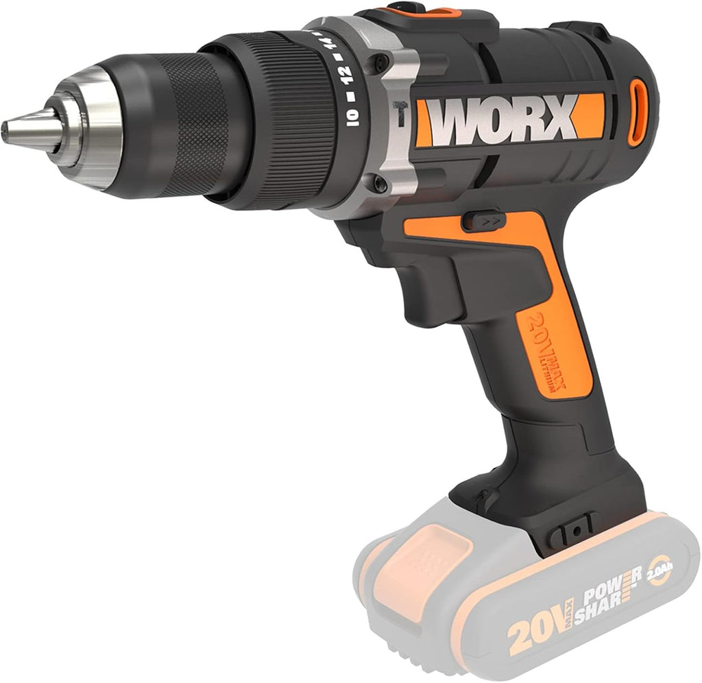 WORX WG743E Akku-Rasenmäher 40V – Profi Rasenmäher mit Mulchfunktion & PowerShare Akku – Rasenmähen ohne Kabel – Ideal für Gärten bis zu 500m²
