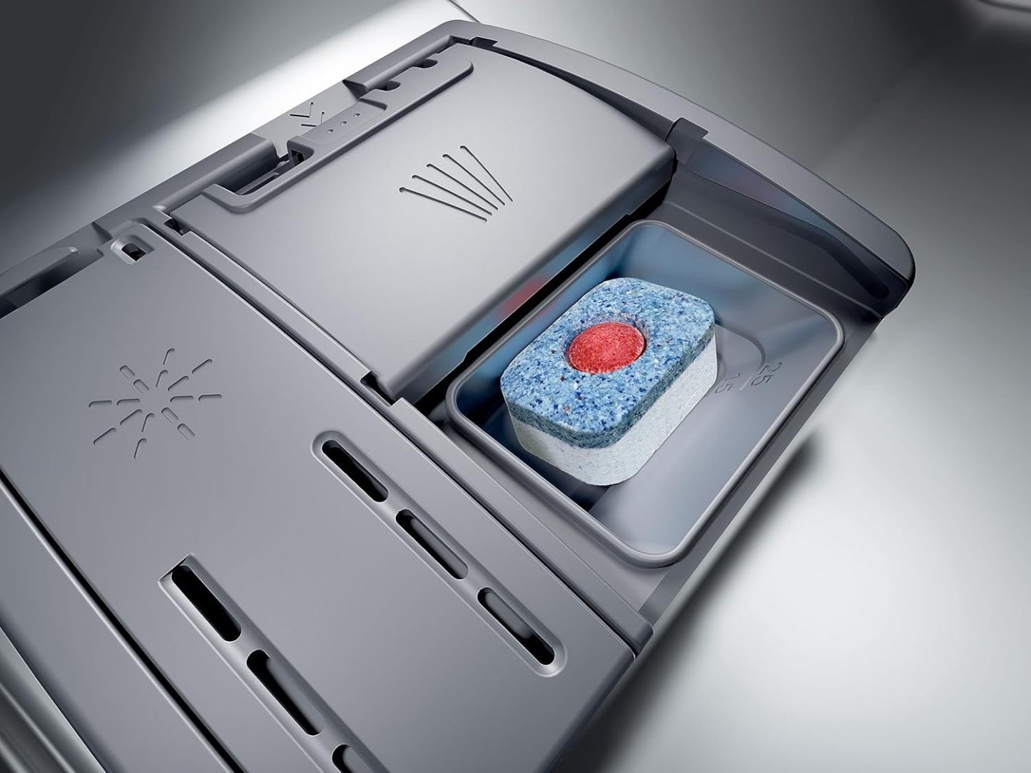 Bosch SPV2IKX10E Serie 2 Smarter Geschirrspüler vollintegriert, 45 cm breit, Besteckkorb, Extra Trocknen auf Knopfdruck, InfoLight roter Lichtpunkt am Boden, AquaStop Schutz gegen Wasserschäden, Weiß