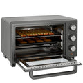HOMCOM Minibackofen vielseitig kochen präzise Temperaturregelung Edelstahl