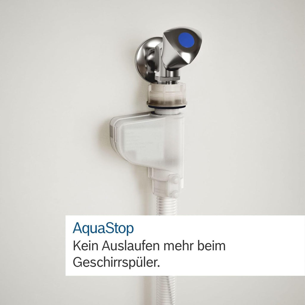 Bosch SPV2IKX10E Serie 2 Smarter Geschirrspüler vollintegriert, 45 cm breit, Besteckkorb, Extra Trocknen auf Knopfdruck, InfoLight roter Lichtpunkt am Boden, AquaStop Schutz gegen Wasserschäden, Weiß
