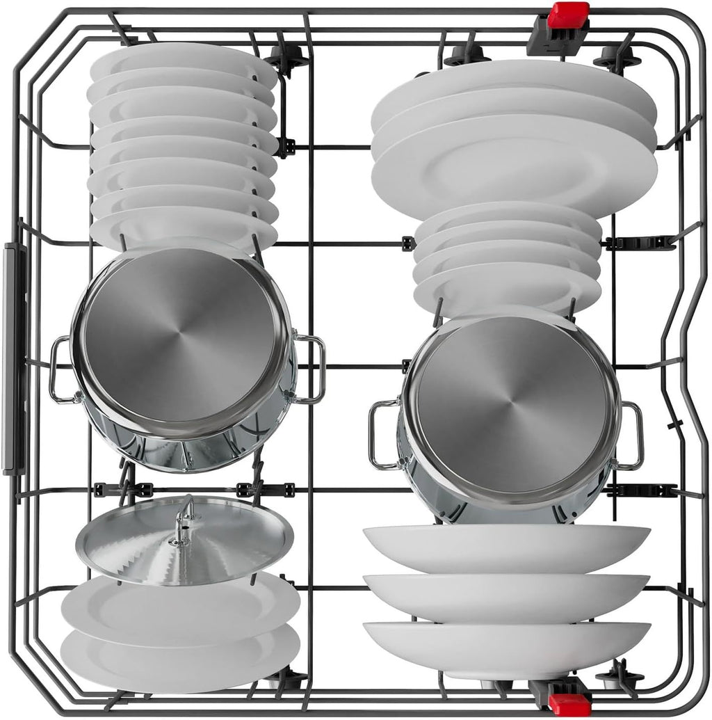 Bauknecht BUO 3O41 PLT X Unterbau-Geschirrspüler 60 cm /14 Maßgedecke /10 Standardprogramme und 1 Sensorprogramm/PowerClean/ActiveDry/Besteckschublade/Vollwasserschutz