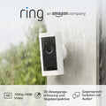 Ring Außenkamera Pro Solar (Stick Up Cam Pro) | Solarbetriebene Überwachungskamera aussen mit 1080p-HDR-Video, WLAN, 3D-Bewegungserfassung, Alexa-kompatibel | 2 Sicherheitskameras