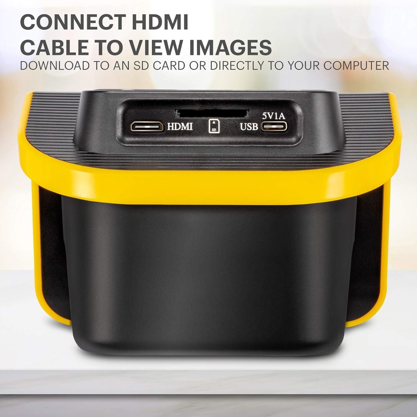 KODAK Slide N SCAN Film und Slide Scanner mit 5 Zoll LCD-Bildschirm, Schwarz
