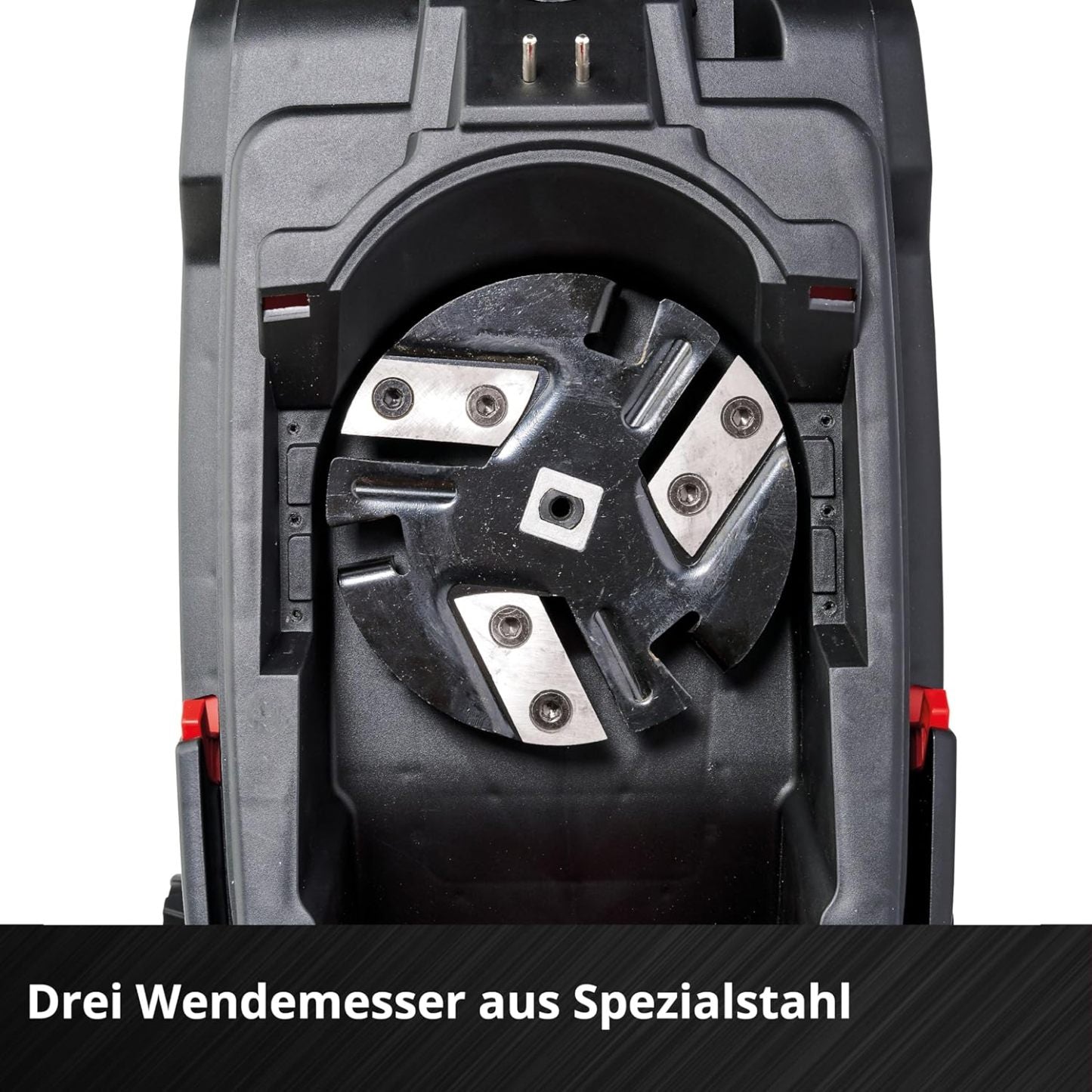 Einhell Akku-Messerhäcksler REDAXXO 36/25 Power X-Change (36 V, max. 25 mm Aststärke, 3 Wendemesser aus Stahl, 55 L Fangsack, Transportgriff, Stopfer)