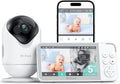 Dr.Care VistaView Smart WLAN Babyphone mit 2 Kameras, 5” 1080P HD, 2K Kamera, App-Steuerung, Bewegungs- & Weinen-Alarm, Nachtsicht, 5000mAh, Zwei-Wege-Audio, 390m Reichweite