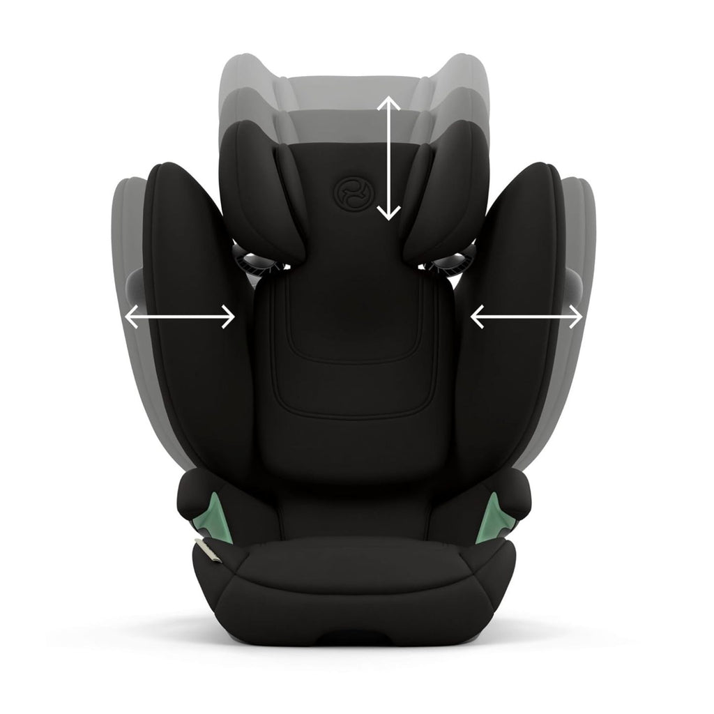 CYBEX Gold Kinder-Autositz Solution G i-Fix, Für Autos mit und ohne ISOFIX, Ab ca. 3 bis 12 Jahre (100 - 150 cm), Ab ca. 15 bis 50 kg, Lava Grey