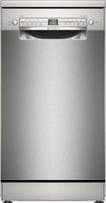 Bosch SPV2IKX10E Serie 2 Smarter Geschirrspüler vollintegriert, 45 cm breit, Besteckkorb, Extra Trocknen auf Knopfdruck, InfoLight roter Lichtpunkt am Boden, AquaStop Schutz gegen Wasserschäden, Weiß