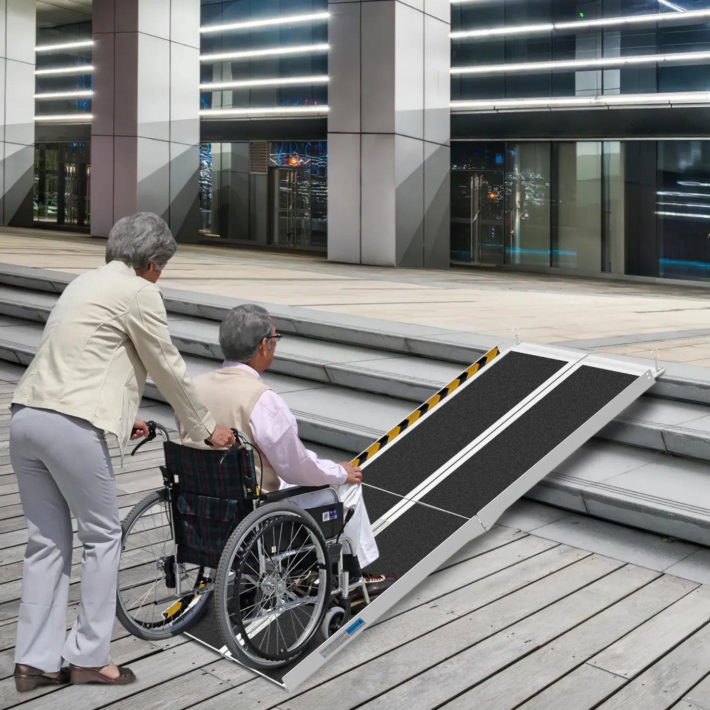 Sonnewelt Rollstuhlrampe Laderampe Alu bis 270kg