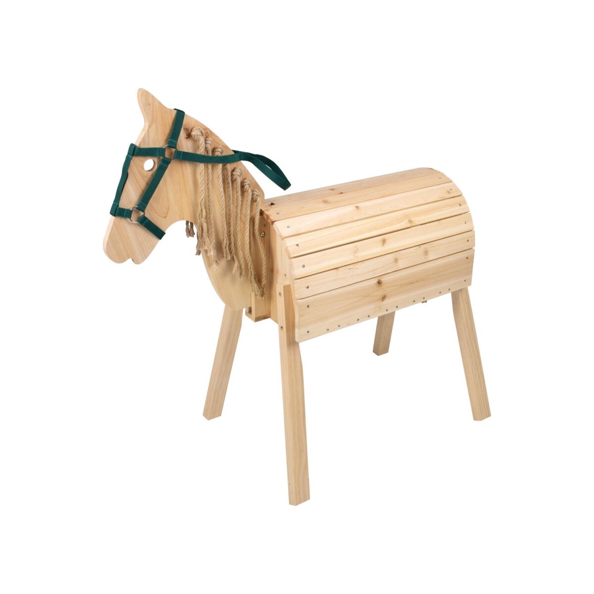 Playtive Holzpferd aus Echtholz, höhenverstellbar - B-Ware neuwertig