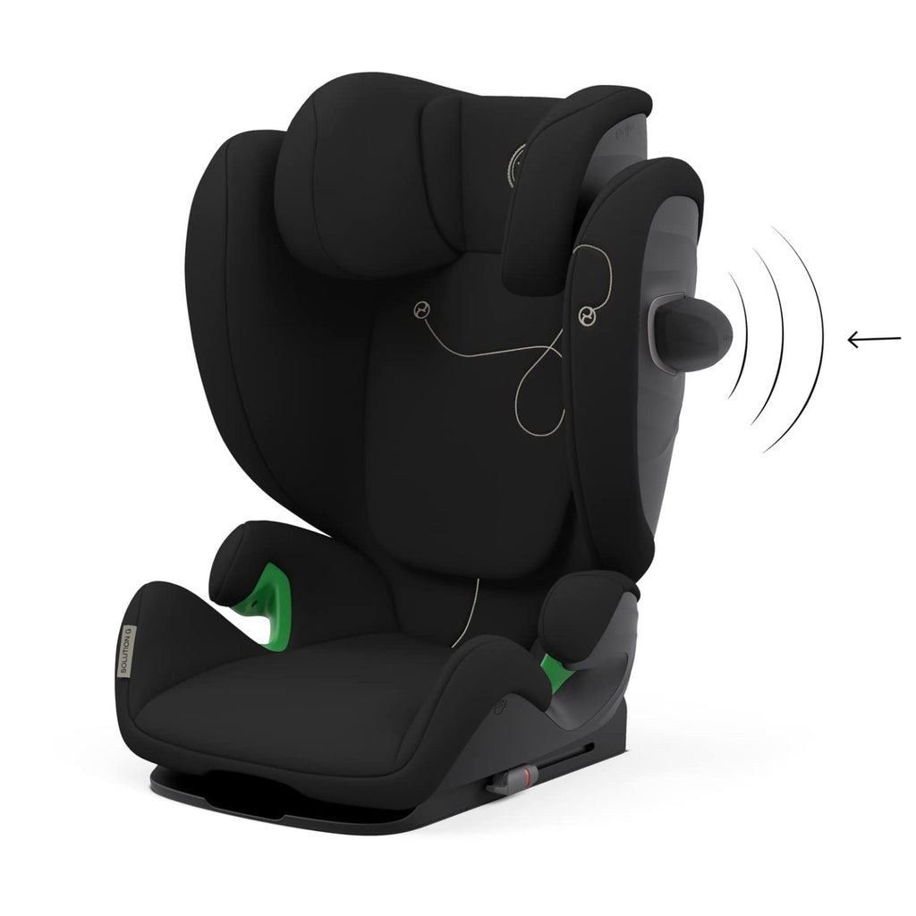 CYBEX Gold Kinder-Autositz Solution G i-Fix, Für Autos mit und ohne ISOFIX, Ab ca. 3 bis 12 Jahre (100 - 150 cm), Ab ca. 15 bis 50 kg, Lava Grey