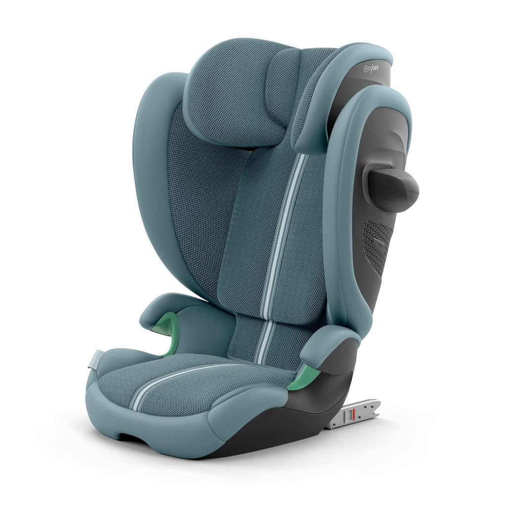 CYBEX Gold Kinder-Autositz Solution G i-Fix, Für Autos mit und ohne ISOFIX, Ab ca. 3 bis 12 Jahre (100 - 150 cm), Ab ca. 15 bis 50 kg, Lava Grey