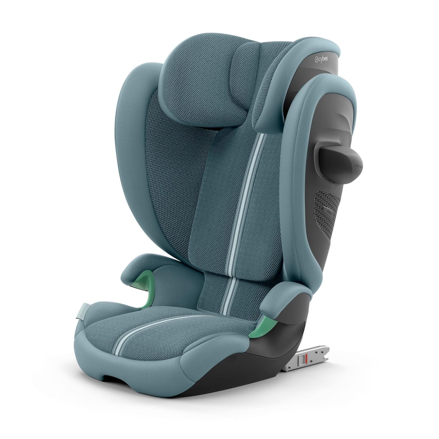 CYBEX Gold Kinder-Autositz Solution G i-Fix, Für Autos mit und ohne ISOFIX, Ab ca. 3 bis 12 Jahre (100 - 150 cm), Ab ca. 15 bis 50 kg, Lava Grey