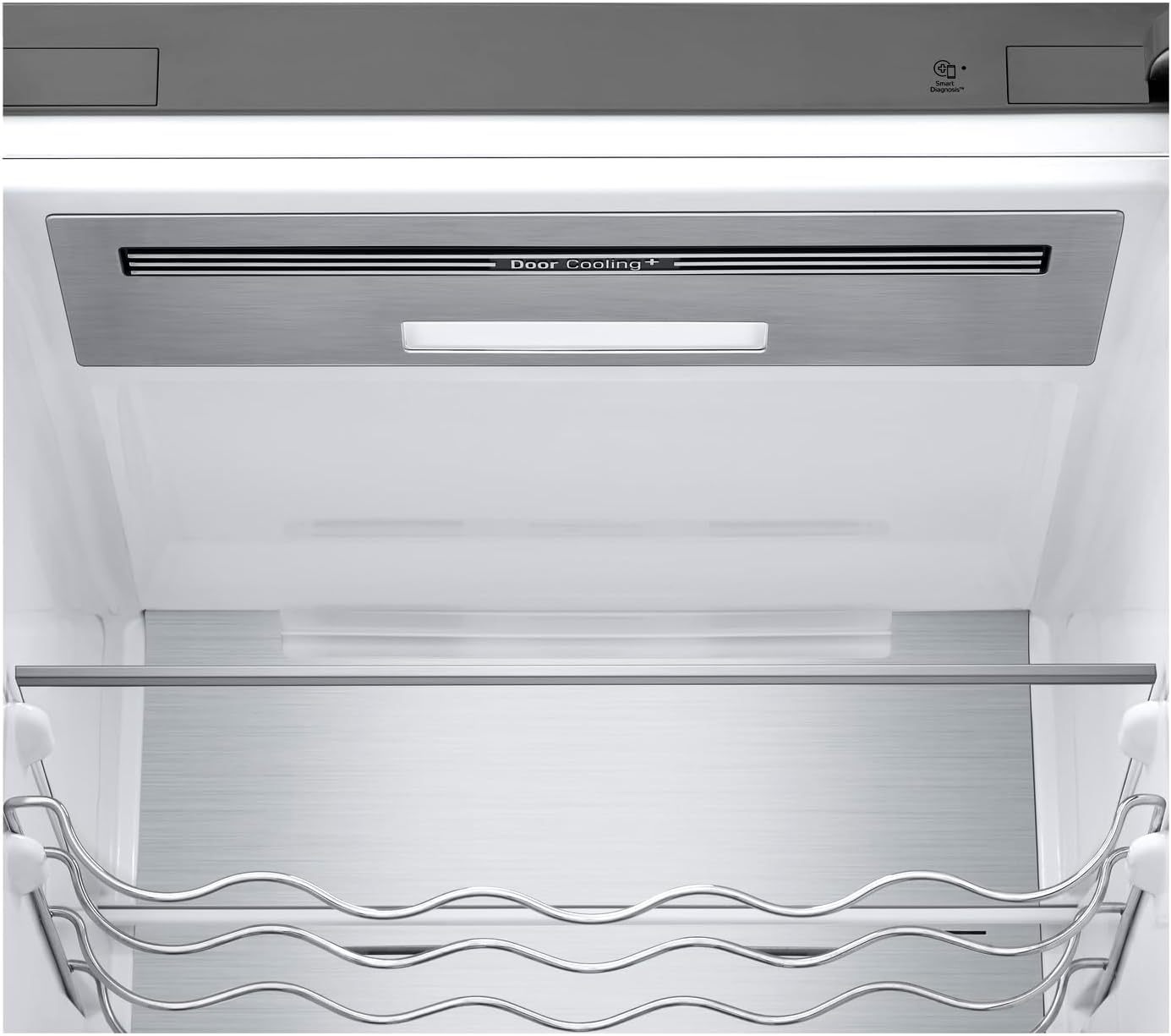 LG GBP62MCNAC Kühl-Gefrierkombi – 384 L, Energieeffizienz A, Total NoFrost, DoorCooling+, niedriger Geräuschpegel, modernes Design in Anthrazit Schwarz, 59,5 x 67,5 x 203 cm