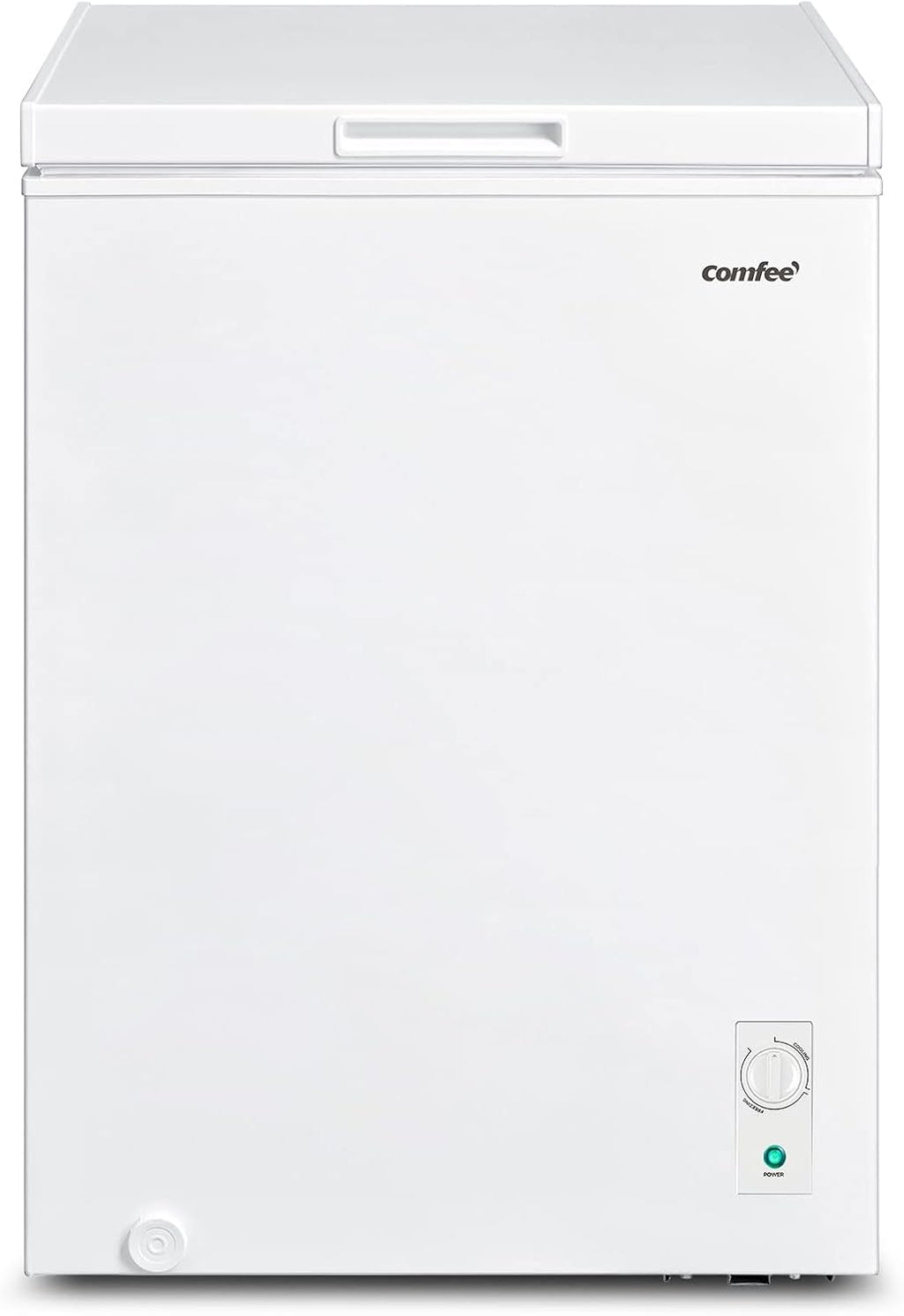 Comfee RCC100WH2(E) Gefriertruhe/169 kWh/Jahr/85cm hoch/99L/38dB/Geringe Lautstärke/Hoch effizientesD-förmigesRohr/Geeignet für verschiedene Einsatzszenarien/Einstellbarer Temperaturregler/Weiß