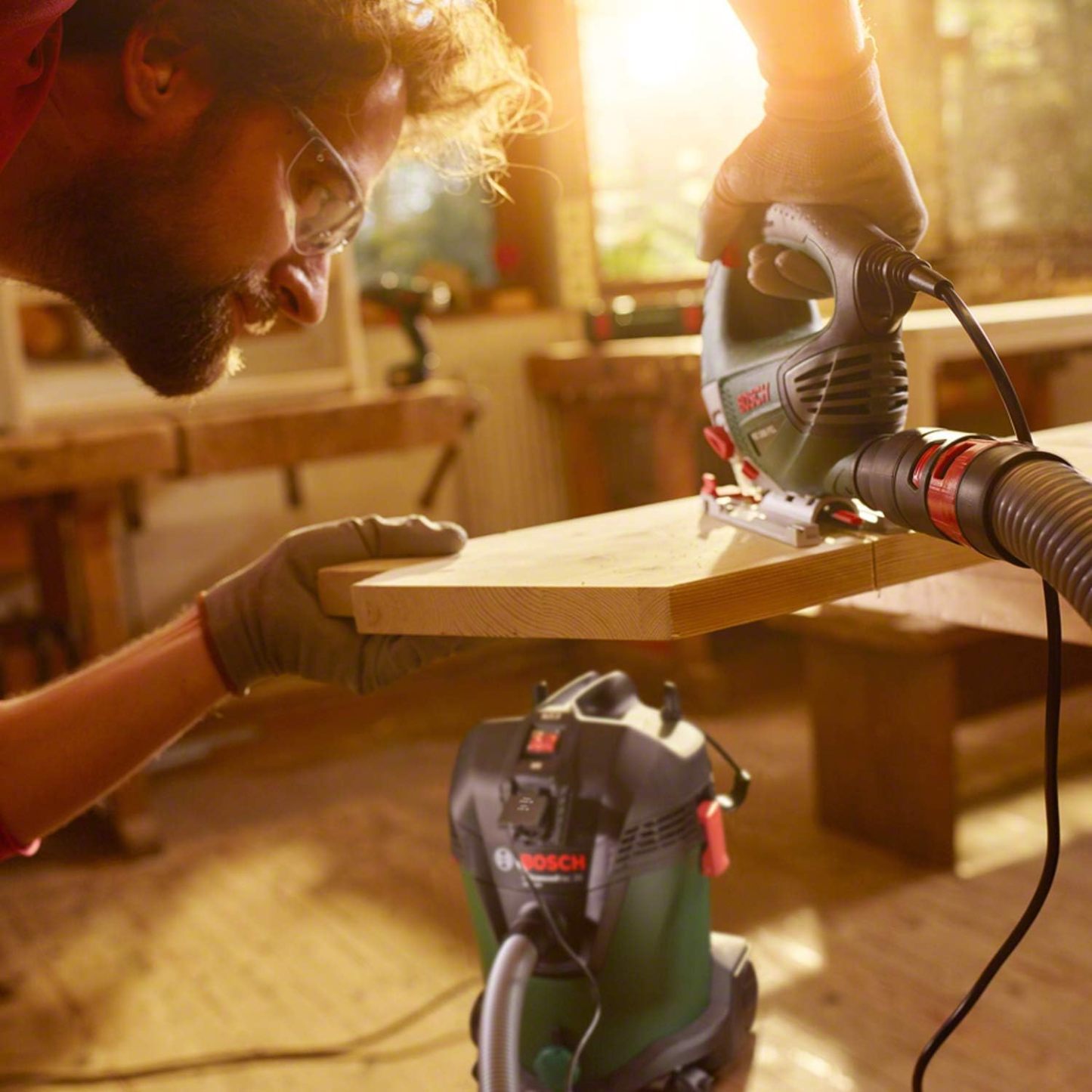 Bosch Nass- und Trocken Staubsauger AdvancedVac 20 (1200 Watt, 20 Liter Behltervolumen, in Karton)