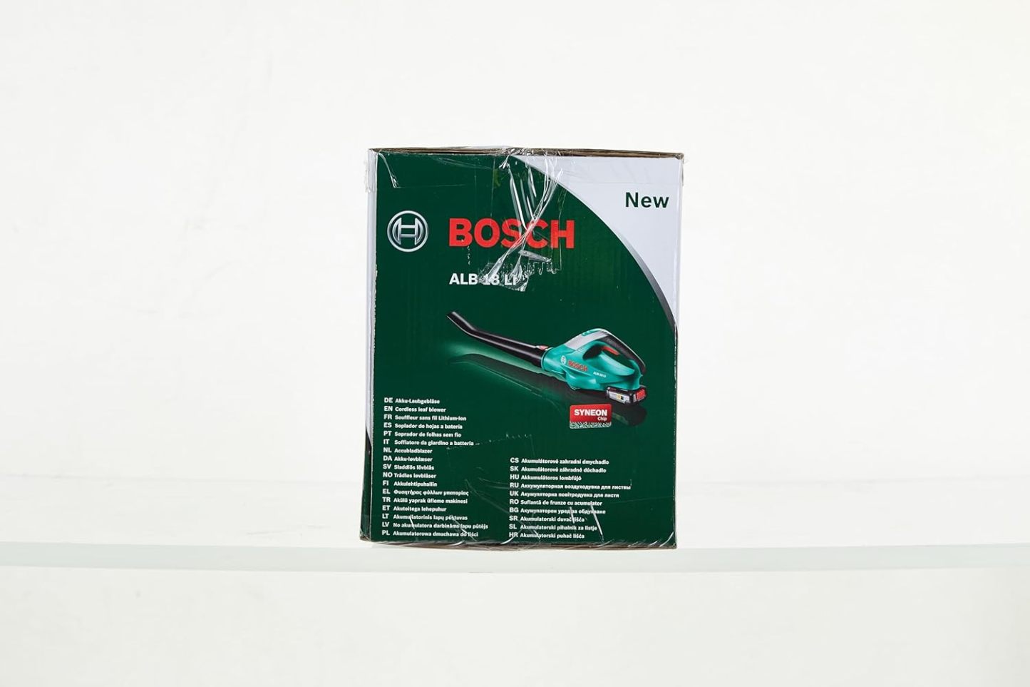 Bosch Home and Garden Akku Laubblser ALB 18 LI (1 Akku, Max. Geblsegeschwindigkeit 210 km/h, im Karton) Grün, Schwarz