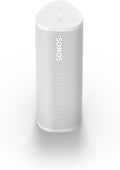 Sonos Roam 2 | Leichter, mobiler und wasserdichter Speaker mit Bluetooth, WLAN, mindestens 10 Stunden Akkulaufzeit und Voice Control für drinnen und draußen - Weiß
